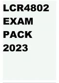 LCR4802 EXAM PACK 2023