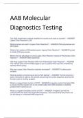 AAB Molecular  Diagnostics Testing 