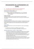 Samenvatting organiseren en coördineren van de zorg: Hoofdstuk 1-4