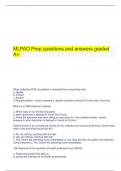   MLPAO Prep questions and answers graded A+.