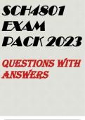 SCH4801 EXAM PACK 2023