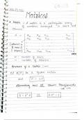 Class notes Maths1(KAS103T) 