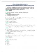 2024 CNA Final Exam ( Version 4 ) New Full Exam Questions and Answers ( Included ) 100% Correct