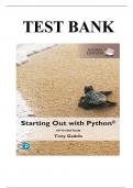 STARTING OUT WITH PYTHON [GLOBAL EDITION] BY TONY  GADDIS