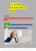 CLA1502 EXAM PACK 2023