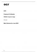 ocr AS Level Classical Civilisation H008-22 June2023 Mark Scheme.