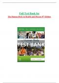 Test Bank For The Human Body in Health and Disease 8th Edition, All Chapters