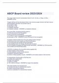 ABCP Board review 2023//2024 