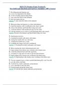 2024 CNA Practice Exam (Version 8 ) New Full Exam Questions and Answers ( Included ) 100% Correct