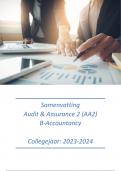 Samenvattingen FA2 & AA2 - Semester 3A De veelzijdige accountant - Bachelor Accountancy