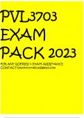 PVL3703 LATEST EXAM PACK 2023
