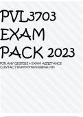 PVL3703 LATEST EXAM PACK 2023