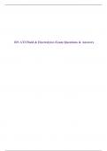 RN ATI Fluid & Electrolytes Exam Questions & Answers