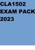 CLA1502 EXAM PACK 2023