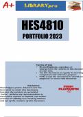 HES4810 Portfolio 2023