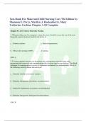 Test-Bank For Maternal Child Nursing Care 7th Edition by Shannon E. Perry, Marilyn J. Hockenberry, Mary Catherine Cashion Chapter 1-50 Complete Chapter 01: 21st Century Maternity Nursing 1. When providing care for a pregnant woman, the nurse should be awa