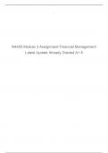 N4455 Module 3 Assignment Financial Management Latest Update Already Graded A+