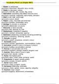 Vocabulary Word List (Kaplan MAT) 1. Abash: to embarrass synonyms: disconcert, discomfit, faze, mortify 2. Abate: to decrease, reduce synonyms: dwindle, ebb, recede, flag, wane 3. Aberration: something that differs from the norm synonyms: anomaly, irregul