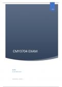 CMY3704 EXAM PAC