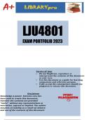 LJU4801 Exam Portfolio 2023 (October/November)
