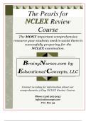 The Pearls for NCLEX Review Course