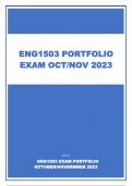 ENG1503 PORTFOLIO EXAM OCTOBER/NOVEMBER 2023