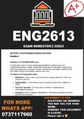 ENG2613 Exam Semester 2 2023 