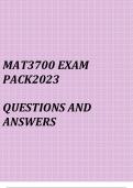 MAT3700 EXAM PACK