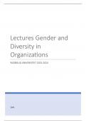 College aantekeningen Gender and Diversity in organizations (MAN-MHR005A-2023-1-V) The Dynamics of Managing Diversity