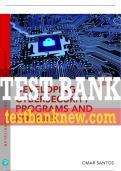 Test Bank For Developing Cybersecurity Programs and Policies 3rd Edition All Chapters - 9780137459766