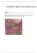 Exam BIOD 151 Module 7 Exam Portage Learning