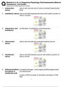 AWHONN POEP Module 8, 9, 10, 11: Pregnancy Physiology, Fetal Assessment, Maternal Assessment, Lab Studies