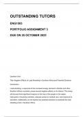 ENG1503 ASSIGNMENT 3 PORTFOLIO DUE 25 OCTOBER 2023