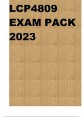 LCP4809 EXAM PACK 2023