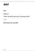 ocr A Level History A Y202-01 June2023 Mark Scheme.