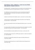 ELECTRICAL LEVEL 3 MODULE 1 LOAD CALCULATIONS AND BRANCH FEEDER CIRCUITS