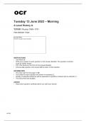 ocr A Level History A Y210-01 June2023 Question Paper.