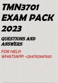 TMN3701 EXAM PACK 2023