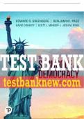 Test Bank For Struggle for Democracy, The 13th Edition All Chapters - 9780137585137