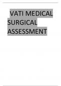 VATI Medical Surgical Assessment Final Exam Questions and Answers 2022.