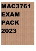 MAC3761 EXAM PACK 2023