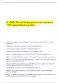  NJ DMV Permit Test questions and answers 100% guaranteed success.