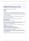 AIPMM/AIPMM CPM Exam Bundle