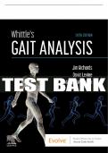 Test Bank For Whittle's Gait Analysis, 6th - 2023 All Chapters - 9780702084973