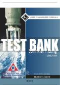 Test Bank For Sprinkler Fitting, Level 4 3rd Edition All Chapters - 9780133831054