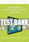 Test Bank For Prealgebra and Introductory Algebra 4th Edition All Chapters - 9780133935011