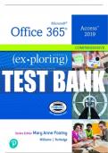 Test Bank For Exploring Microsoft Office Access 2019 Comprehensive 1st Edition All Chapters - 9780136911968