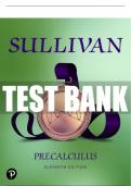 Test Bank For Precalculus 11th Edition All Chapters - 9780136872733