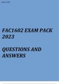 FAC1602 Assignment 2 (QUALITY ANSWERS) Semester 2 2023
