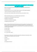 APhA Immunization Self-Study Assessment 2  All Answers are 100% Correct